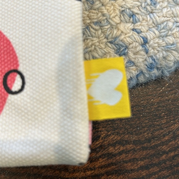 Kerri Rosenthal heart canvas pouch - Picture 6 of 10